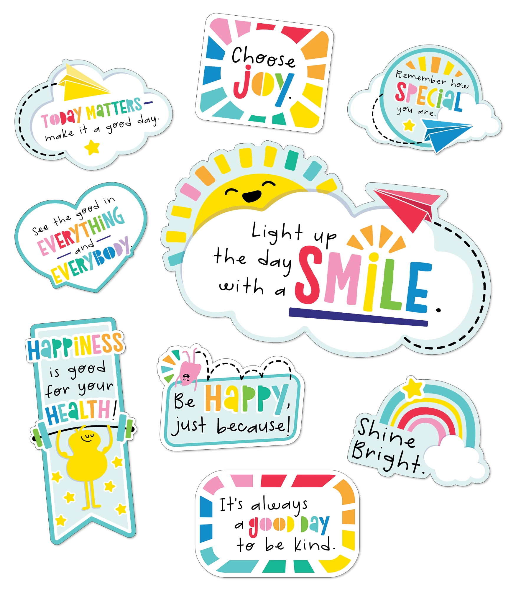 Carson Dellosa Happy Place Motivational Mini Bulletin Board Set (15 ...