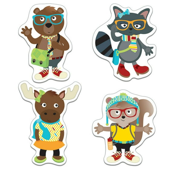 PALS CUT OUTS HIPSTER COLORFUL