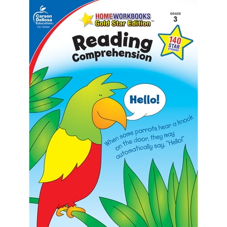 Carson Dellosa Home Workbooks Reading Comprehension Workbook Grade 3 (64 pages)
