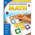thumbnail image 1 of Carson Dellosa Interactive Notebooks: Math Resource Book (96 pages) Grade 6, 1 of 4