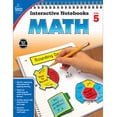 thumbnail image 1 of Carson Dellosa Interactive Notebooks: Math Resource Book Grade 5 (96 pages), 1 of 2