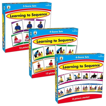 Carson Dellosa Learning to Sequence Sets - Set of 3