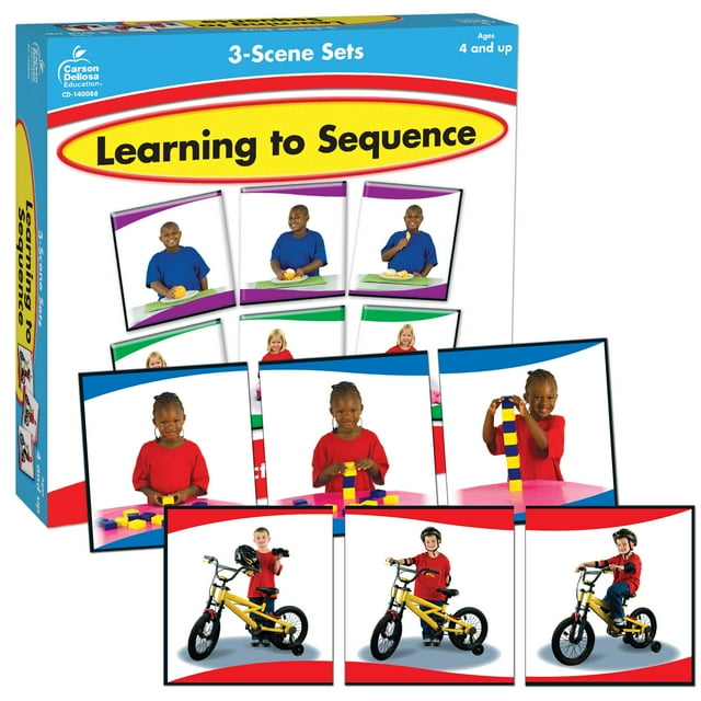 Carson Dellosa Learning to Sequence 3-Scene Board Game - Walmart.com
