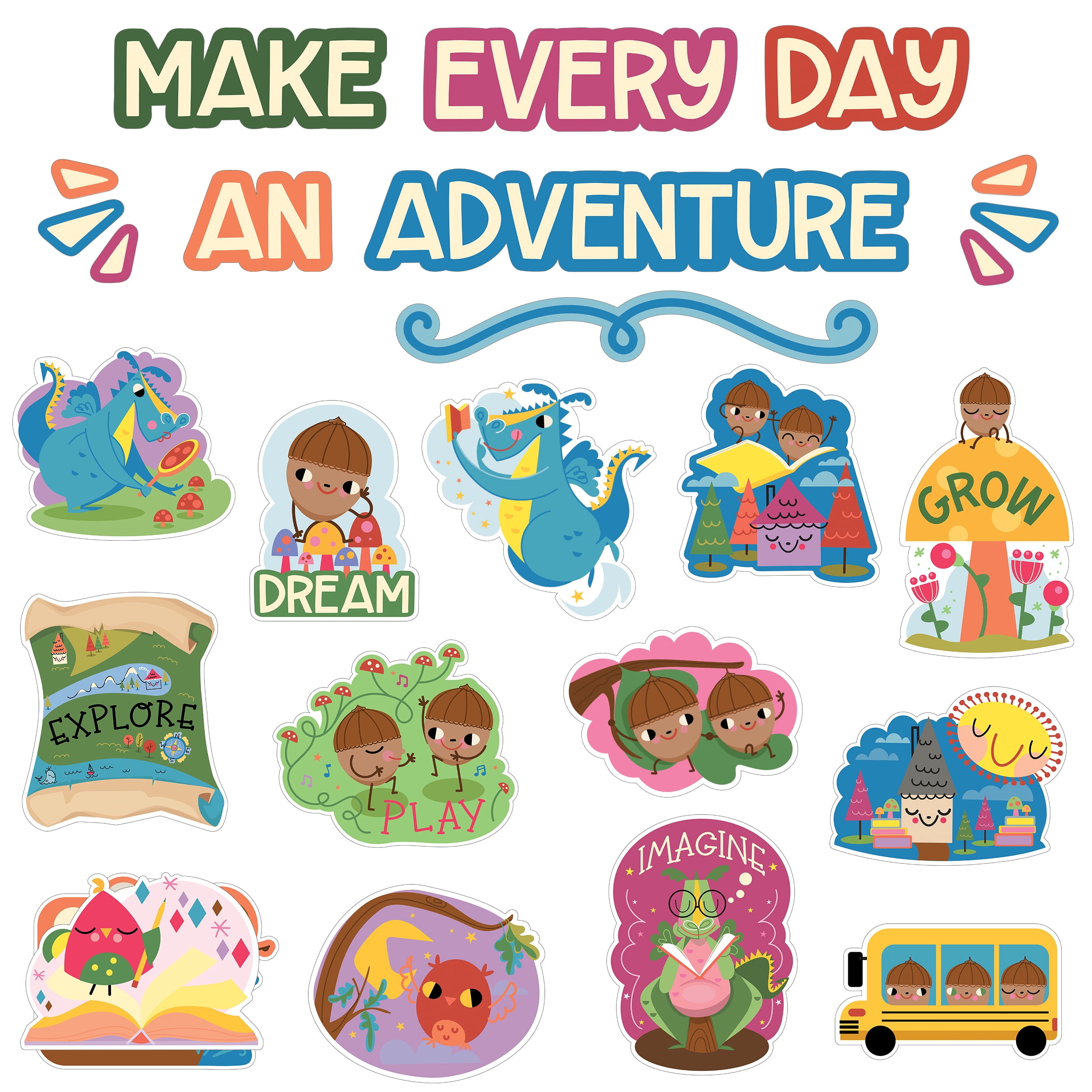 Carson Dellosa Make Every Day an Adventure Bulletin Board Set (32 ...