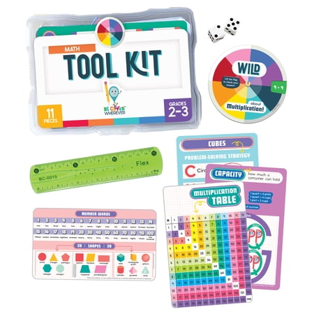 Carson Dellosa Math Tool Kit Math Manipulative (11 pieces) Grade 2-3