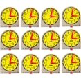 Carson Dellosa Mini Judy Clock Telling Time Clock Set, 12 Mini Judy