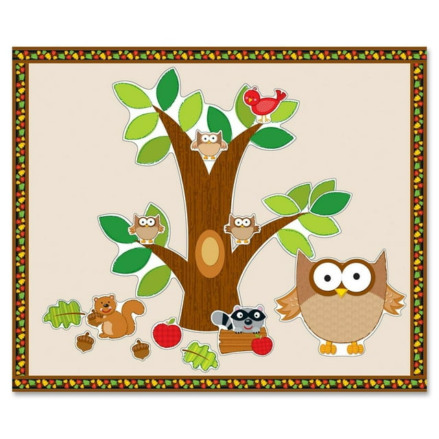 Carson Dellosa Owl Bulletin Board Essentials Set