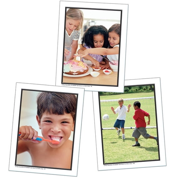 Carson Dellosa Photographic Learning Cards Talk 845009