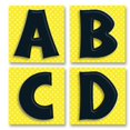 thumbnail image 1 of Carson-Dellosa Publishing Quick Stick Letters Set, 45 Pieces, Black, 1 of 2