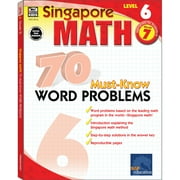 FRANK SCHAFFER PUBLICATIONS Carson Dellosa Singapore Math 70 Must-Know Word Problems Workbook Grade 7 (160 pages)