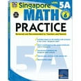 thumbnail image 1 of Carson Dellosa Singapore Math Level 5A Math Practice Workbook (128 pages) Grade 6, 1 of 4