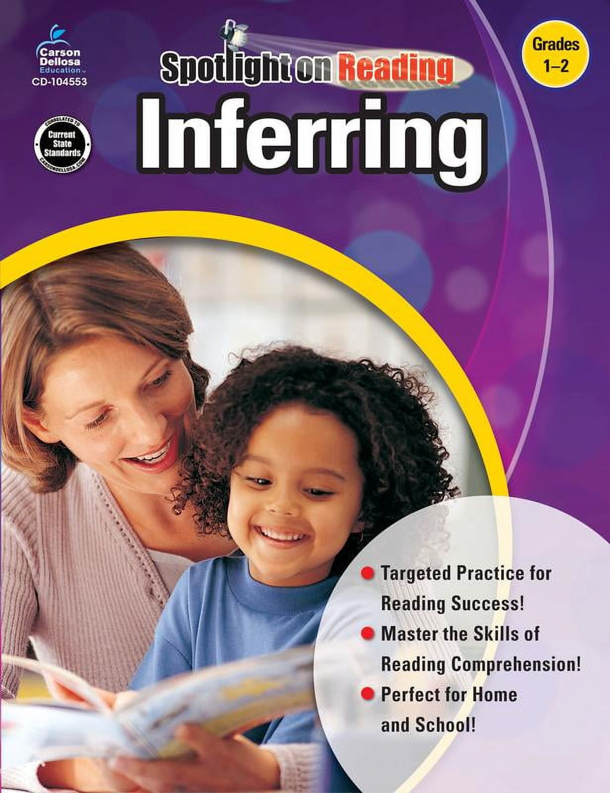 Carson Read Carson Dellosa Spotlight on Reading Inferring Resource Book Grade 1-2 ...