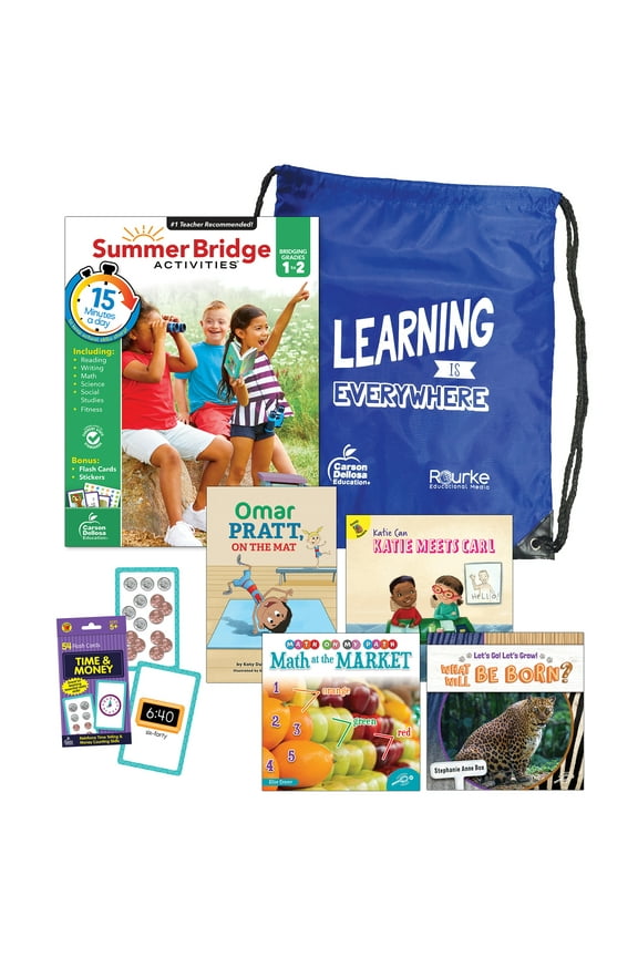 Carson-Dellosa Summer Bridge Essentials Backpack, Grades 1 to 2