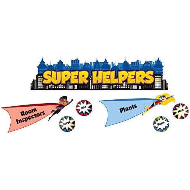 Carson Dellosa Super Power Super Helpers Bulletin Board Set (110317
