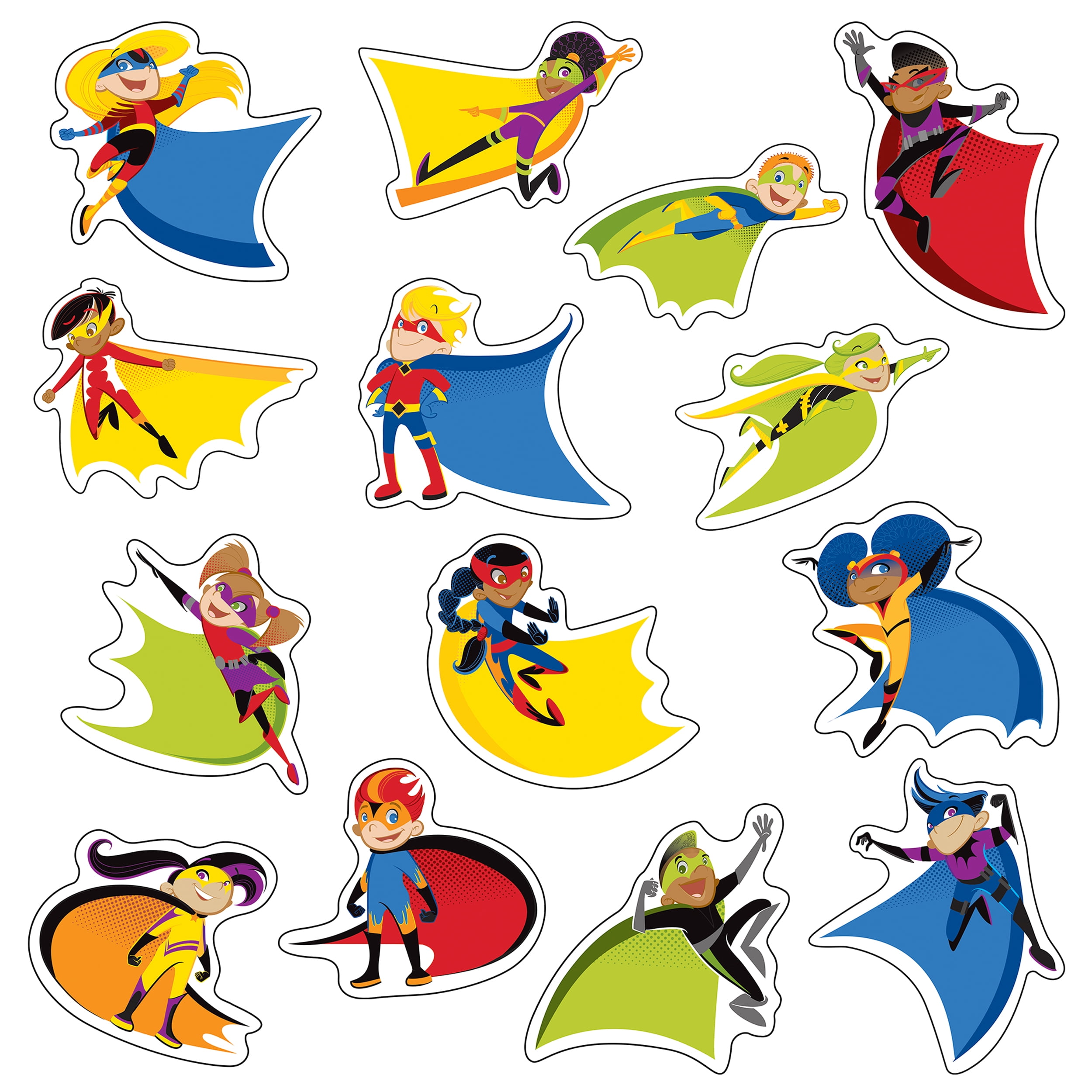 Carson Dellosa Super Power Super Kids Cutouts (42 cut-outs)