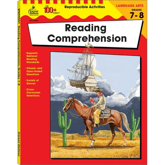 100+ Series(tm) Reading Comprehension, Grades 7 - 8: Volume 22, (Hardcover)