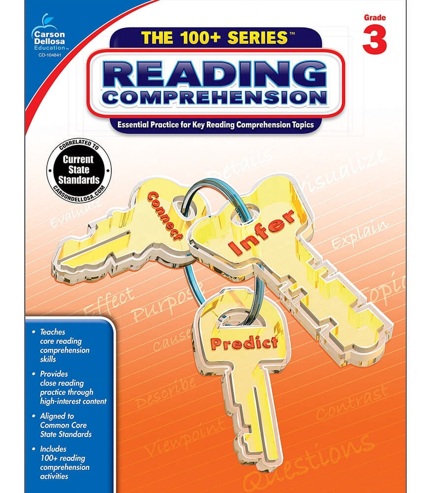 Carson Read Carson Dellosa The 100+ Series™ The 100+ Series™ Reading Comprehension ...