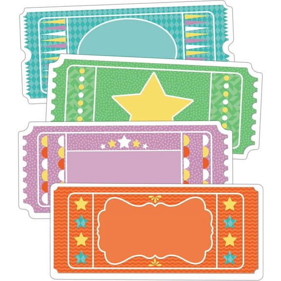 Carson Dellosa Tickets Cutouts (51 cut-outs)