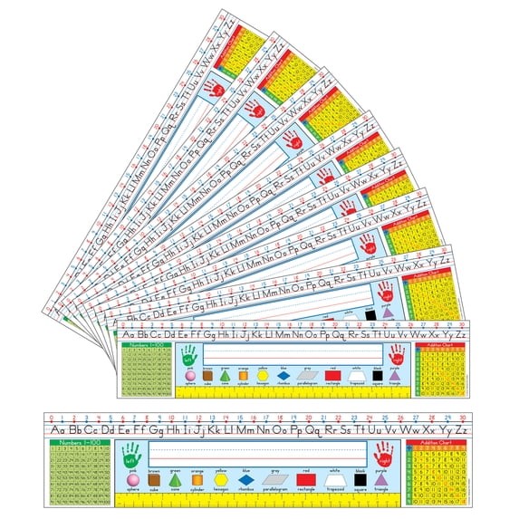 Carson Dellosa Traditional Manuscript Name Plates (36 deskplates) Grade 1-3