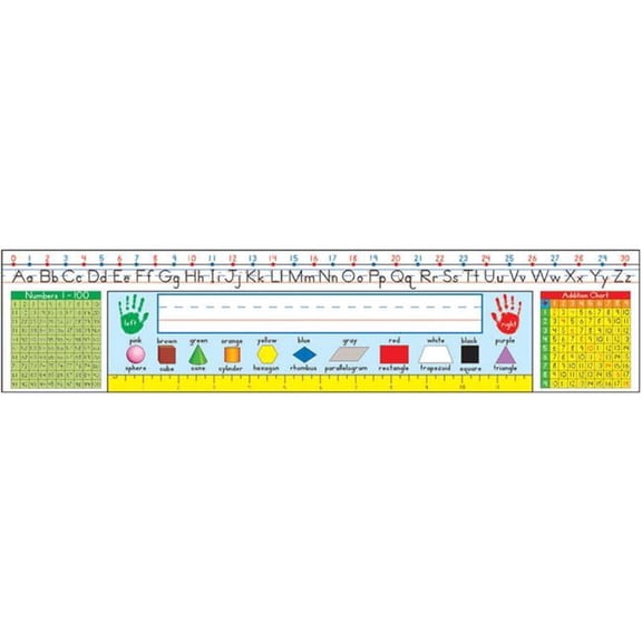 Carson Dellosa Traditional Manuscript Nameplates - Grade 1-3 - Pack of 3