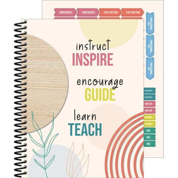 Carson Dellosa True to You Teacher Planner (128 pages, 116 stickers)