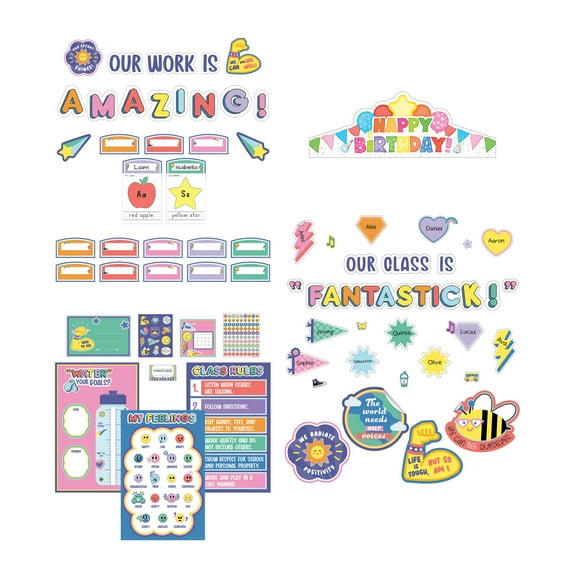 Carson Dellosa We Stick Together Classroom Management Classroom Collection (261 pieces)