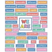 Carson Dellosa We Stick Together Motivational Pre-punched Bulletin Board Set 52 pieces