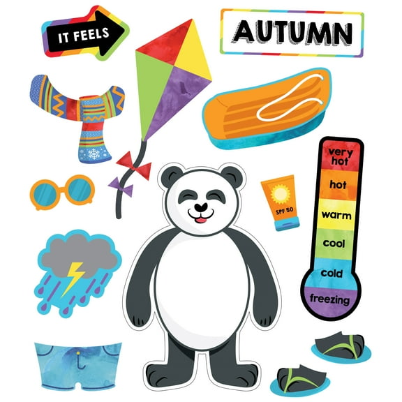 Carson Dellosa Weather Bulletin Board Set (56 pieces) Grade PK-2