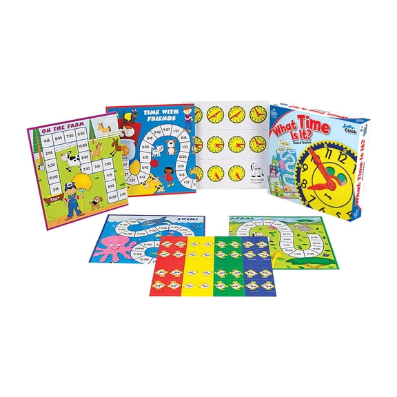 Carson Dellosa What Time Is It? Board Game