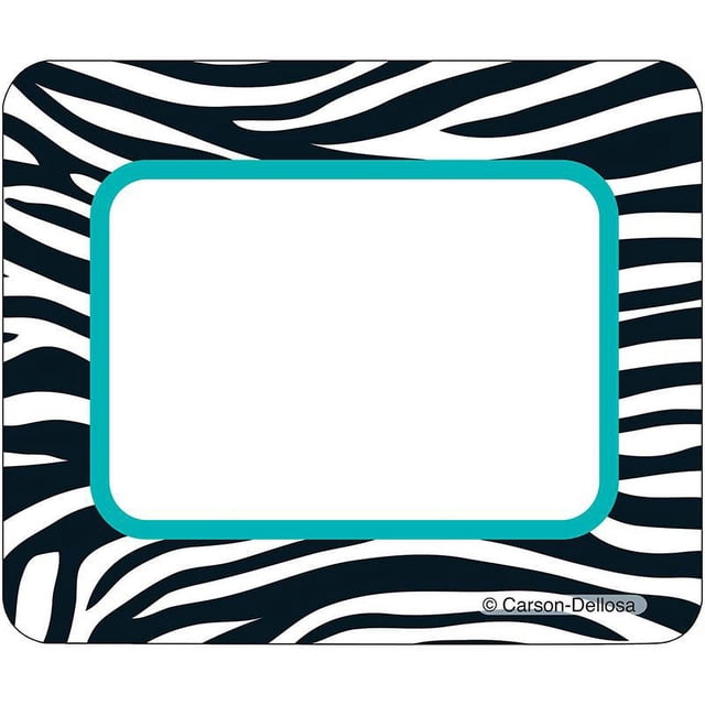 Carson Dellosa Wild Style Name Tags (150032) - Walmart.com