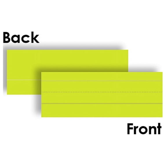 Carson Dellosa Word Strips Lined 75 Per Pk Multicolor 3X8 6 Pk 4455