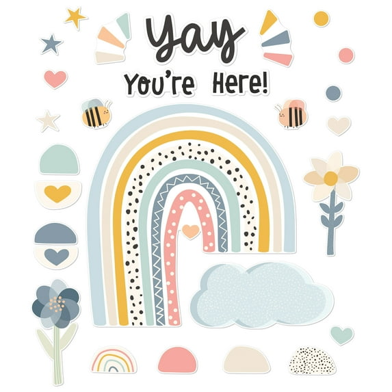 Carson Dellosa Yay You're Here! Bulletin Board Set (76 pieces)