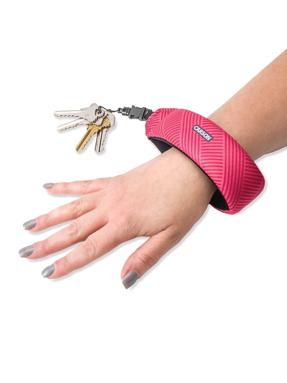 Floating Wrist Strap, Crimson Neoprene Foam-Core Water Sports Accessories Wrist Strap For Keys or Valuables