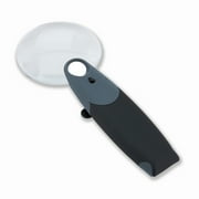Carson 2.5x FreeHand 3.5" Acrylic Lens Rimless LED Lighted Magnifier with 5.5x Spot (FH-25)