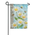 thumbnail image 1 of Carson Garden Flag - Bees & Daisies, Double Sided 12.5 x 18 inches, 1 of 1