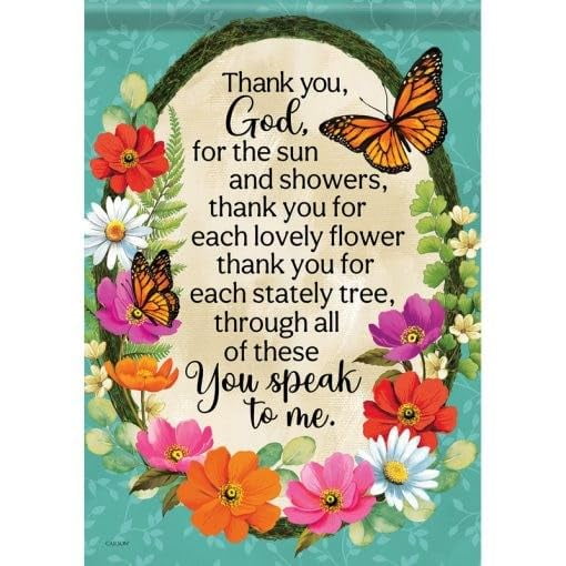 Carson Home Accents Flag-Garden-Dura Soft-Garden Prayer (12.5" x 18")
