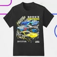 thumbnail image 1 of Carson Hocevar Rookie Of the Year 2025 T-shirt ,Black Color,Size 2XL, 1 of 5