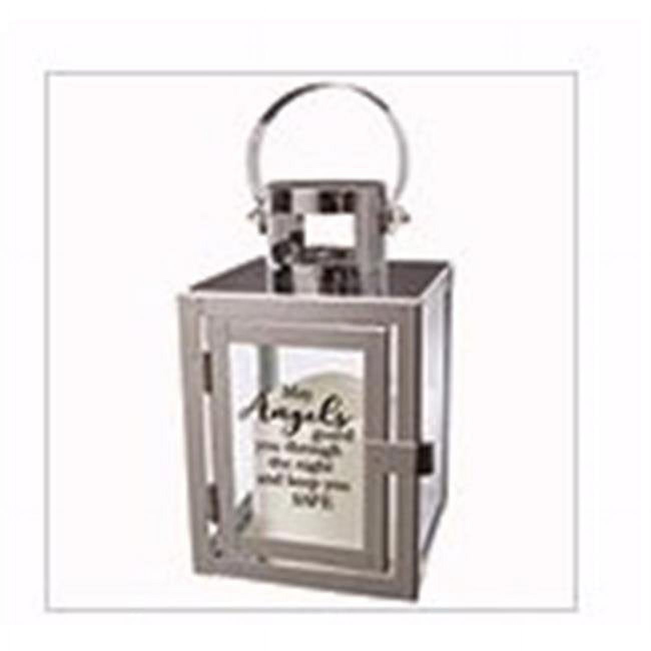 Carson Home Accents 181959 Lantern Angels with LED Candle & Timer