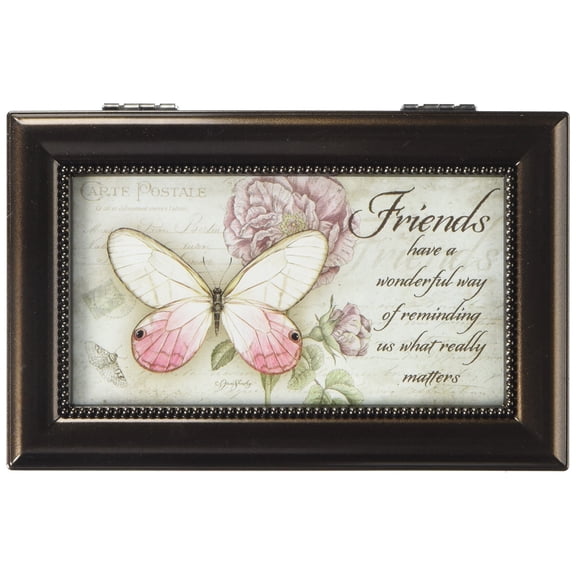 Carson Home Accents 18286 Friends Jane Shaky Music Box, 6-Inch by 4-Inch by 2-1/2-Inch