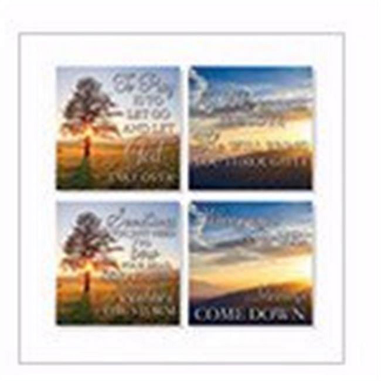 Carson Home Accents 190663 Square House Coasters Religious Photograph