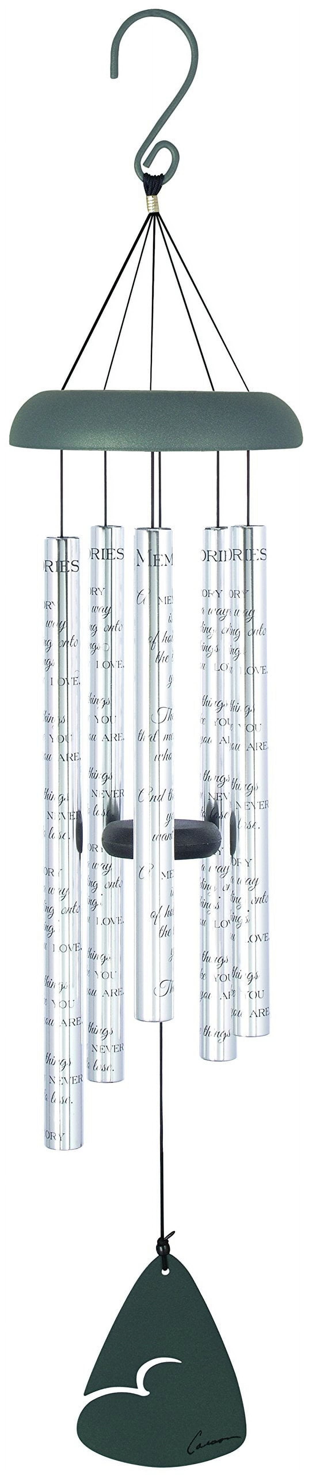 Sevillano 30" Silver Aluminum Wind Chime