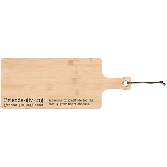 Carson Home Accents 342247 Friendsgiving Serving Board - 19.25 x 7.5 in. - Pack of 2