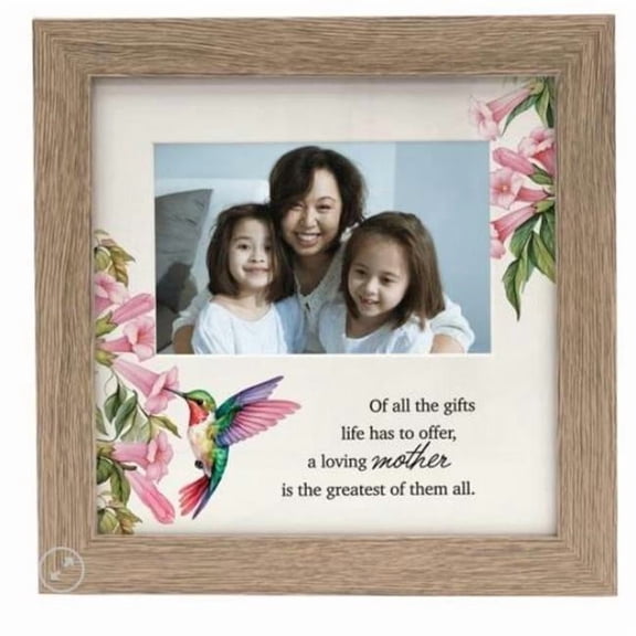 Carson Home Accents 719457 Loving Mother Photo Frame - Holds 4 x 6 in. Picture Inspirational Keepsake Frame