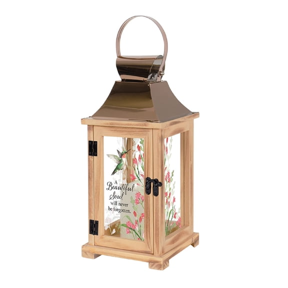 Carson Home Accents Beautiful Soul Lantern, 13.5-Inch Memorial & Inspirational Home Dcor