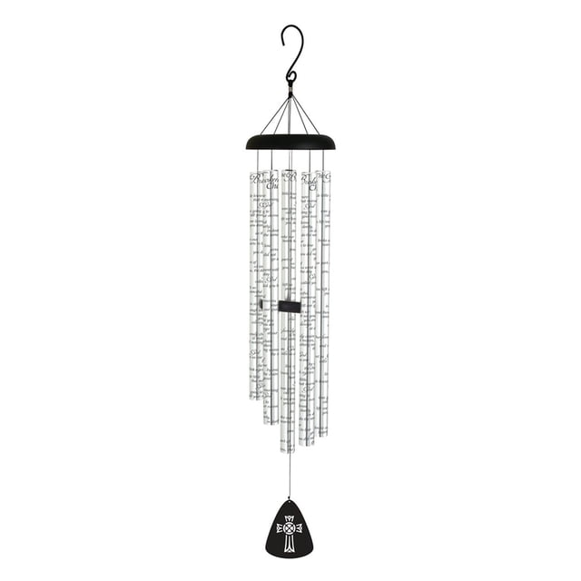 Carson Home Accents Broken Chain Memorial Sonnet Outdoor Wind Chime, 55 ...