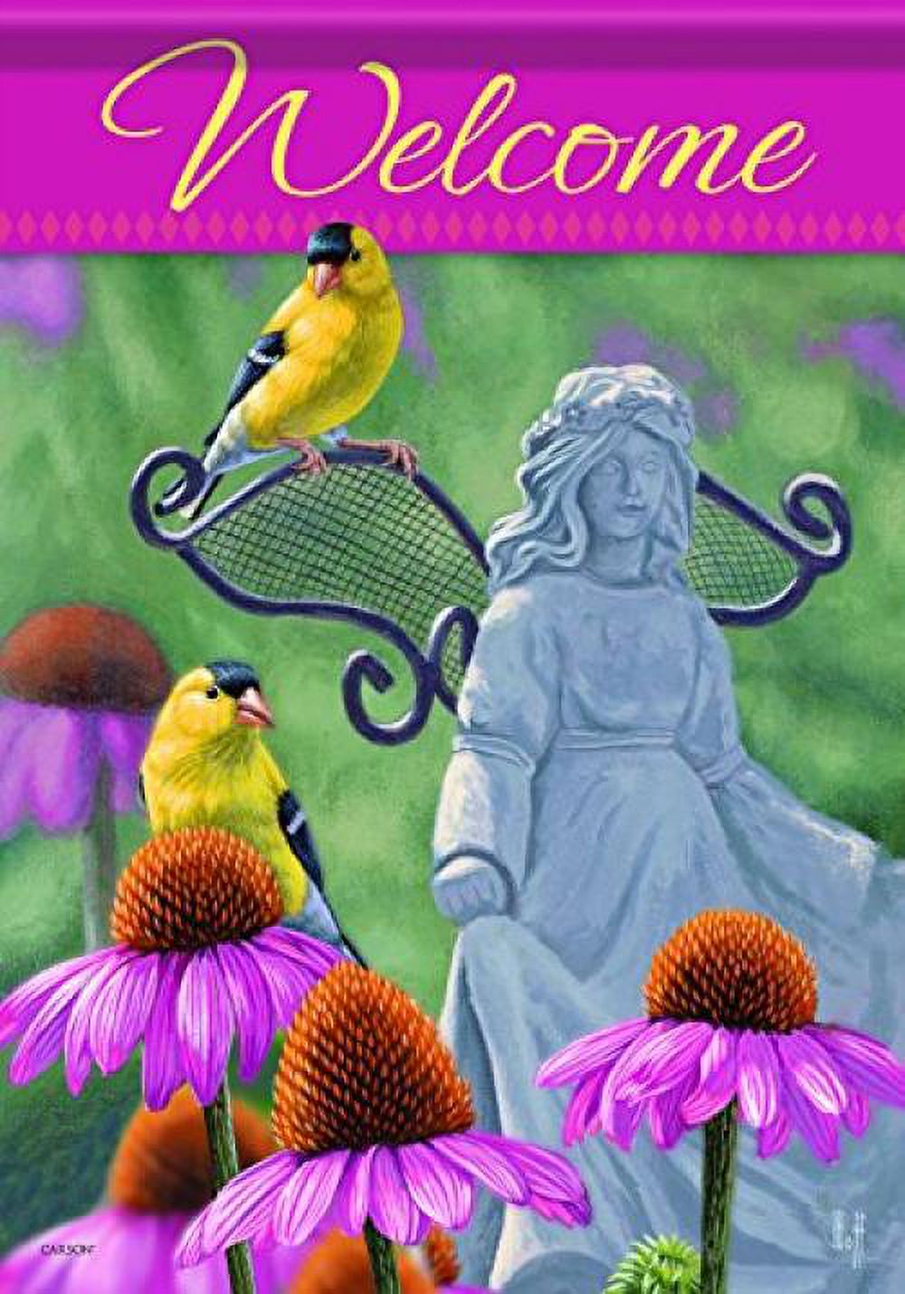 Carson Home Accents Garden Flag, Angels