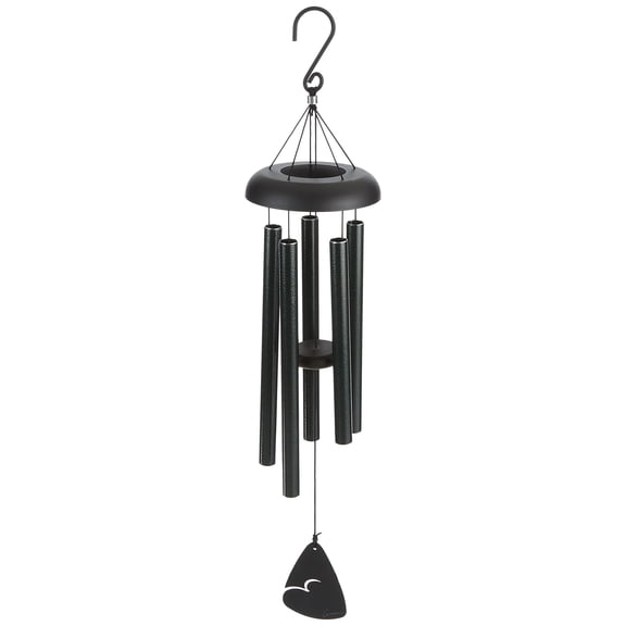 Carson Home Accents Signature Series Chimes 30-Inch Forest Green Fleck Chime