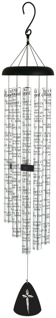 Carson Home Accents Song Sonnets Wind Chime, 55-Inch, The Old Rugged Cross