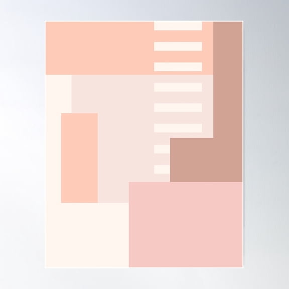 Carson In Pink Poster Wall Art, Modern Wall Decor For Living Room Bedroom, 8x12 UNFRAMED