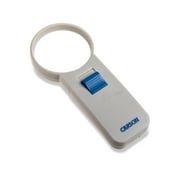 Carson LED 5x Handheld Magnifier with Light, Great Magnifying Glass for Reading, Crafts, and Hobbies SV-50